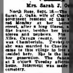 Sarah J. Oaks 1918 Obit.JPG