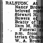 Nancy B Ralston 1932 Death Notice2.JPG