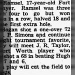 J R Taylor 1943 to Play Royal Hogan in Golf Tournament.JPG
