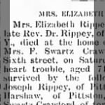 Elizabeth Black Rippey 1905 Death2.jpg