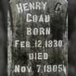 Henry C Goad Headstone Ark GS org close up.jpg