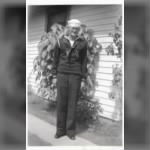Carl Yandell in WWII Navy Uniform