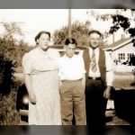 Grace, son Eugene & husband Louis, June 1940