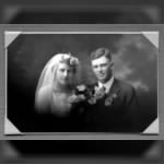 Clarence Hillestad and Olena Moe Wedding, 1919