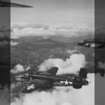 North American B-25 Mitchells of the 9th Air force en route to bomb Nazi ground installations in direct support of the ground forces. - Page 1