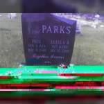 Paul Parks grave. Paul is actually buried under his military grave stone.