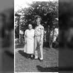 Julia Satmary Kover and son, Paul Kover.  approx. 1943