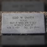 Grave marker for Edd W Smith