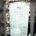 Thomas Akers' Grave, Heil Cemetery