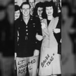 Lt Howard (and BRIDE, Tess) Roedl, WW II, (His WEDDING) 1945, Conn