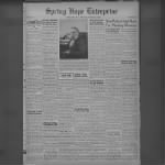 1951-Jan-11 Spring Hope Enterprise, Page 1