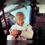 Buzz Aldrin and Apollo 11 LM Interior