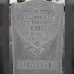 Mollie Blattel tombstone