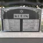 Kate & Isidor Klein tombstone