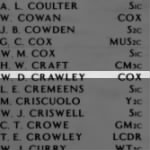 CRAWLEY, Wallace Dewight