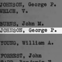 Johnson, George P