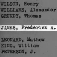 James, Frederick A