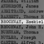 Brockway, Esekiel S