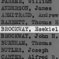 Brockway, Esekiel S