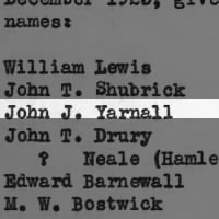 John J, Yarnall