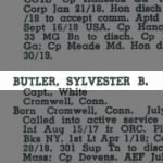 Butler, Sylvester B
