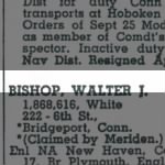 Thumbnail for Bishop, Walter J