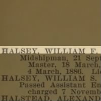 Halsey, William F