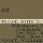 Sloat, John D