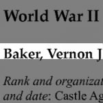 Baker, Vernon J