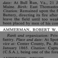 Ammerman, Robert W
