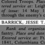 Barrick, Jesse T