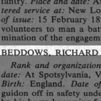 Beddows, Richard