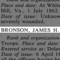 Bronson, James H
