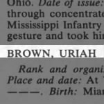 Brown, Uriah