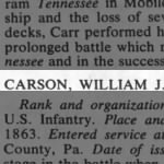 Carson, William J