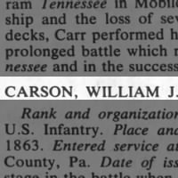Carson, William J