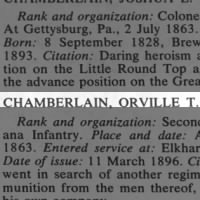Chamberlain, Orville T