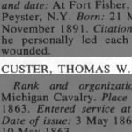 Custer, Thomas W