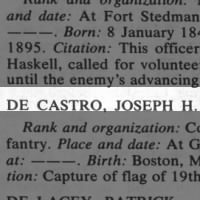 De Castro, Joseph H