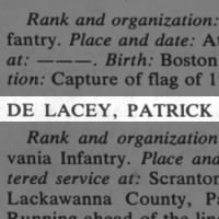 De Lacey, Patrick