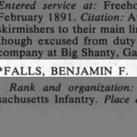 Falls, Benjamin F