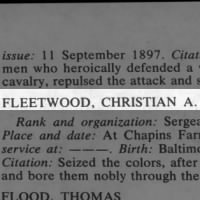 Fleetwood, Christian A