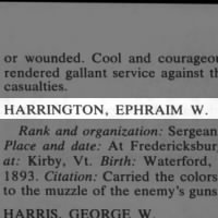 Harrington, Ephraim W