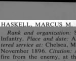 Haskell, Marcus M