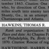 Hawkins, Thomas R
