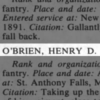 O'Brien, Henry D