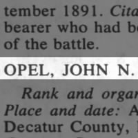 Opel, John N
