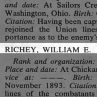 Richey, William E