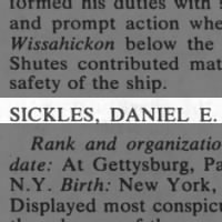 Sickles, Daniel E