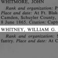 Whitney, William G